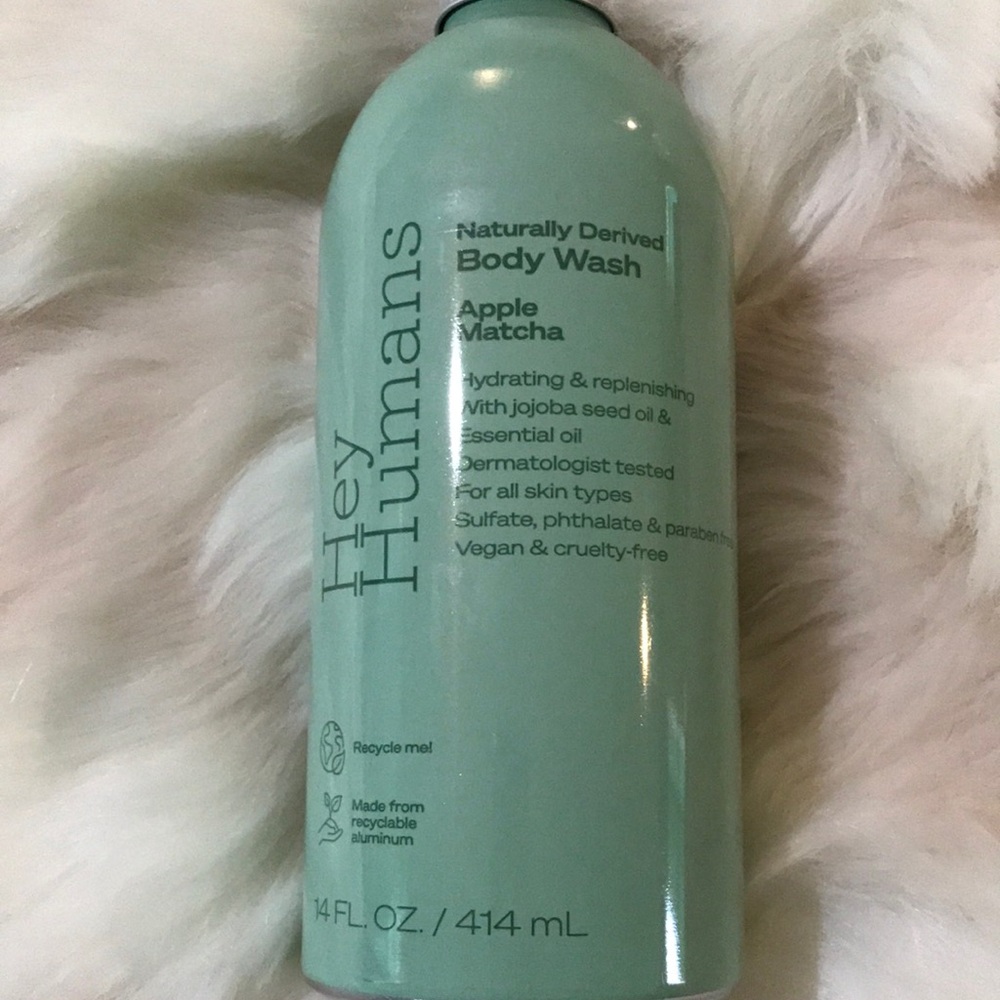 Hey humans apple matcha body wash 14oz